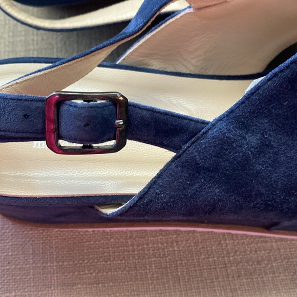 Cordani Kaylee Blue Criss-cross platform sandals size 41 - Picture 5 of 8